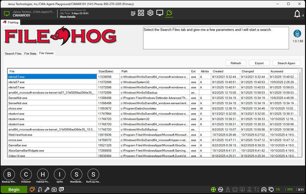 Filehog Storage Analyzer Plugin