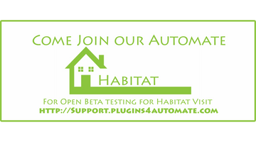 We need a few people to work and play in our Habitat