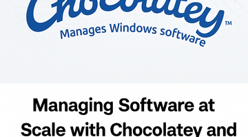 Managing Software at Scale with Chocolatey and the Chocolatey for Automate Plugin
