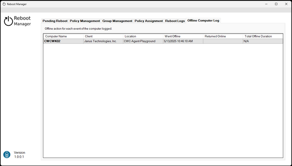 Reboot Manager for ConnectWise Automate