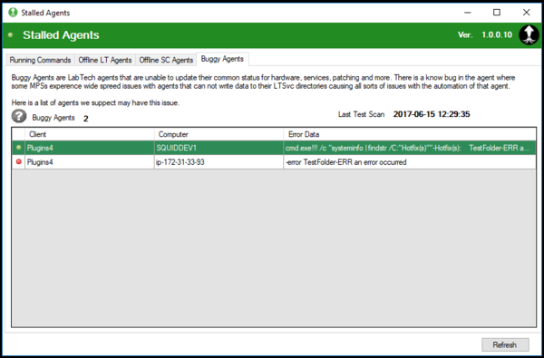 Stalled Agents Dashboard