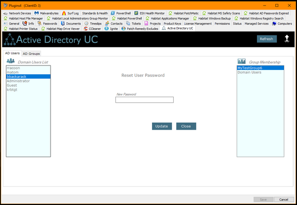 Active Directory UC for ConnectWise Automate (Monthly Subscription)