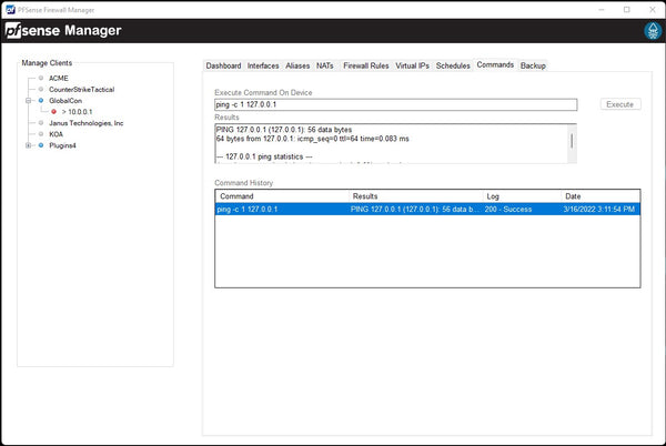 PFSense Manager