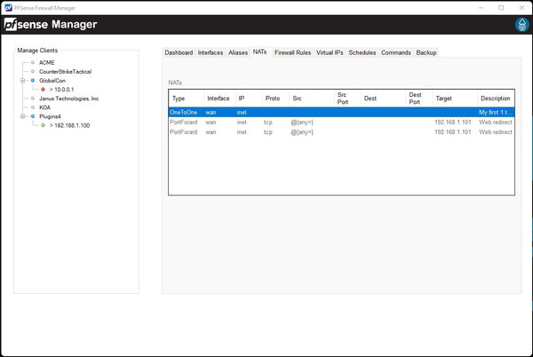 PFSense Manager