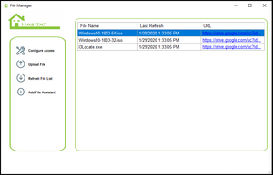 Habitat File Manager Google Drive