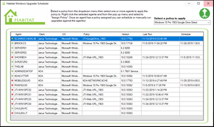 Habitat Windows Upgrade Assistant Scheduler