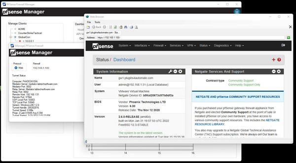 PFSense Manager